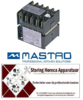 241380237 -Relais AC1 16A 230VAC (AC3/400V) 6A/3kW hoofdcontact 3NO hulpcontact 1NC Mastro