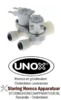 078374037 - Magneetventiel dubbel recht 220-240VAC UNOX