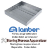 145517674 - Filter voor vaatwasser L 248mm B 248mm H 41mm RVS LAMBER