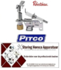 274PT00004589 -Waakvlambrander ROBERTSHAW type 6SW14-21E 3-vlammig flessengas identificatienummer 16 Pitco