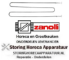 104415525 - Verwarmingselement 1100W 380V L 716mm B 205mm draad M15x1 bevestigingsafstand 197mm ZANOLLI