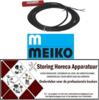 100345801 -Magneetschakelaar L 80mm B 20mm 1NO 250V 3A P max. 100W aansluiting kabel kabellengte 5000mm Meiko
