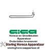 064416244 - Verwarmingselement 1000W 230V  voor GIGA Bain-Marie