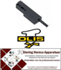 160345116 - Magneetschakelaar L 65mm B 20mm 1NO 250V 0,4A P max. 100W aansluiting kabel kabellengte 3000mm OLIS