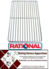 229970120 - Draadrooster GN 1/1 B 325mm D 530mm staal verchroomd RATIONAL