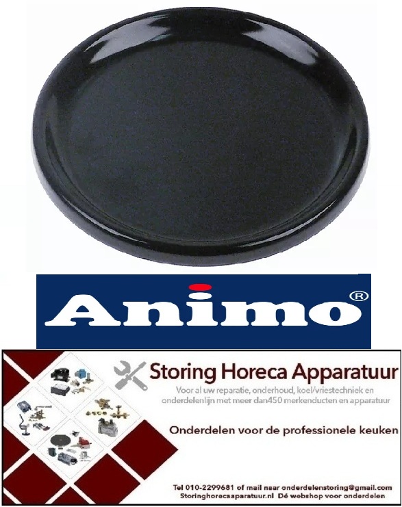 234417371 - Kookplaat ø 153mm zwart voor koffiemachine ANIMO