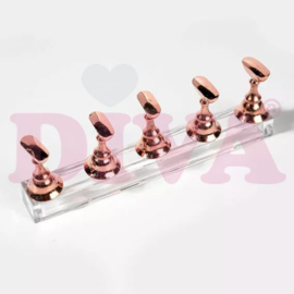 Diva Luxe Magnetic Nail Art Display Rosé