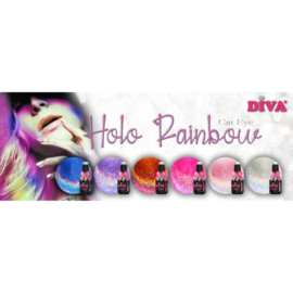 Diva Gellak Cat Eye Holo Rainbow collectie