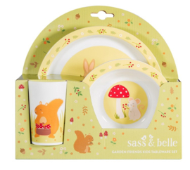 Kinderservies met bosvriendjes van Sass & Belle