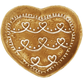 Schaaltje hart gingerbread