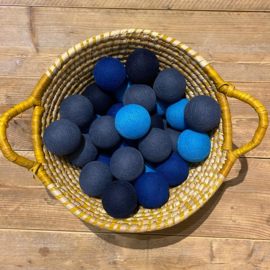 Cotton Ball lichtslinger 35 ballen blauwtinten 45