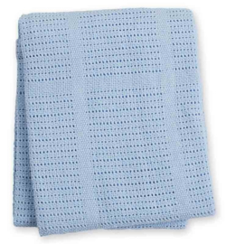 Babydekentje van Lulujo babyblauw