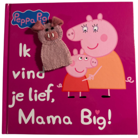 Boekje Ik vind je lief, Mama Big! met vingerpopje varken