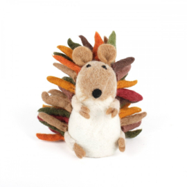 Eiwarmer/decoratie egel aardetinten