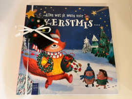 Boekje Alles wat ik wens voor Kerstmis met vingerpopje kerstboom