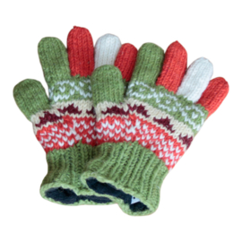 Handschoenen Nepal groen