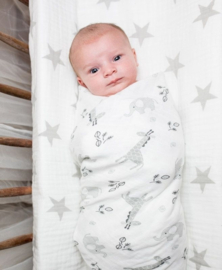 Inbakerdoek/swaddle van Lulujo Afrika