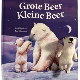 Boekje Grote beer, kleine beer met vingerpopje ijsbeer