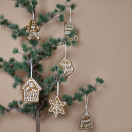 Kersthanger gingerbread cookie kerstboom