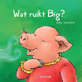 Boekje Wat ruikt big? met vingerpopje big