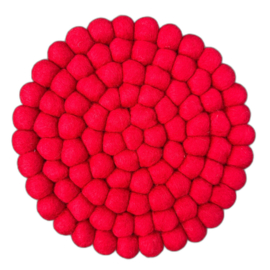 Onderzetter uni rood