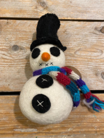 Sneeuwpop Sjaal met Verhaal 