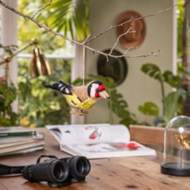 Hanger Sjaal met Verhaal vogel puttertje