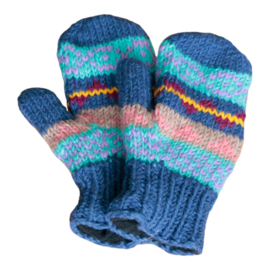 Beanie Nepal blauw