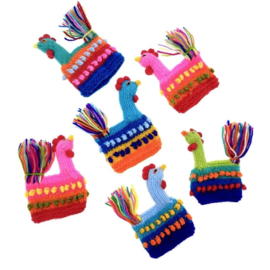 Eiwarmer gebreid haan