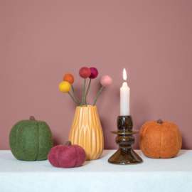 Bloem vilt craspedia M herfsttinten
