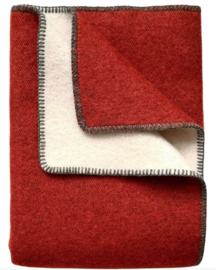 Plaid Jowollina Doubleface steenrood-wolwit