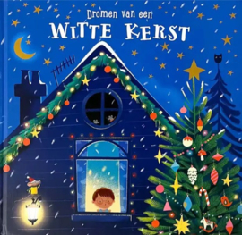 Boekje Dromen van een Witte Kerst met vingerpopje kerstboom