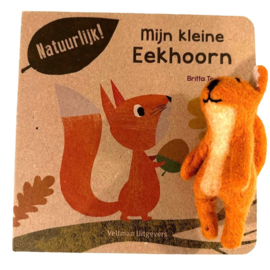 Boekje Mijn kleine eekhoorn met vingerpopje eekhoorn