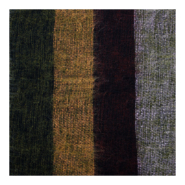 Plaid katoen mosgroen oker bruin