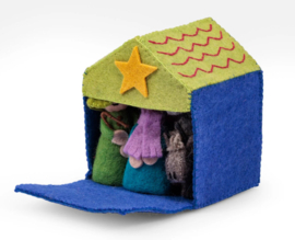 Kerststal Sjaal met Verhaal 12-delig multicolor