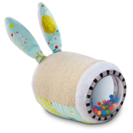 Babybox M koffertje met knuffeltje/speeltje en handgebreide sokjes