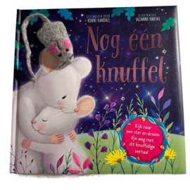 Boekje Nog één knuffel met vingerpopje muis