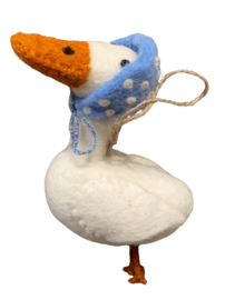 Boekje Mijn lievelingseten met gansje met blauwe hoofddoek