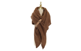Omslagdoek met doorsteeklus browny