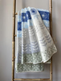 Plaid Jowollina Folklore Floral blauw