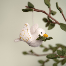 Hanger Sjaal met Verhaal vogel vredesduif