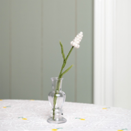 Bloem vilt druifje wit