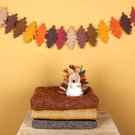 Eiwarmer/decoratie egel aardetinten