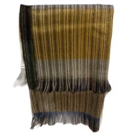 Sjaal L vlakken oker-beige-roest