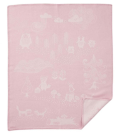 Babydeken Klippan eco-katoen Little Bear roze