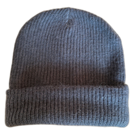Beanie effen grijs