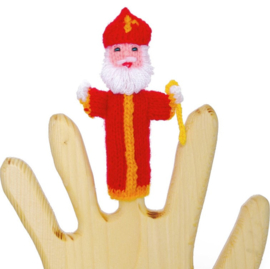 Vingerpopjes gebreid Sinterklaas met Amerigo