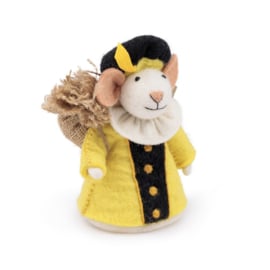 Eiwarmer/decoratie Sinterklaas Pietermuis geel