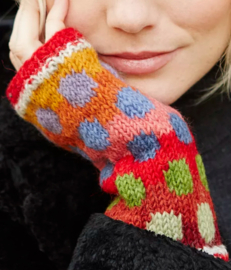 Beenwarmers Pachamama noppen rood