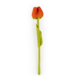 Bloem vilt tulp multicolor cerise